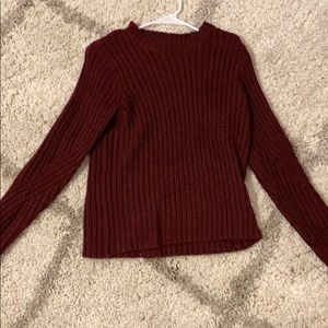A New Day - red sweater